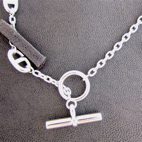 hermes bag silver chain|hermes necklace pendants.